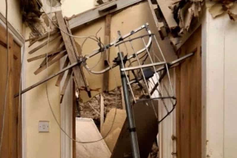 Roof Caved